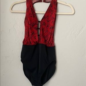 SoKali AS Red Rose Leotard